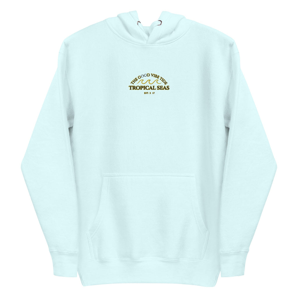 Tropical Seas Center Waves Hoodie