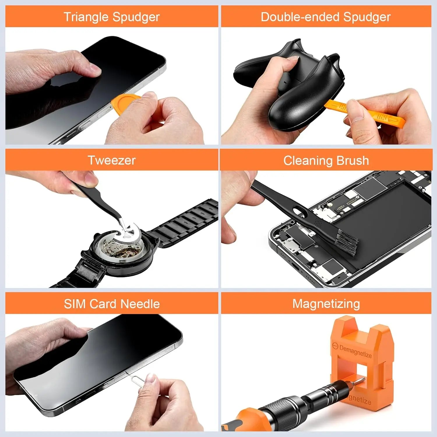 117 in 1 Precision Screwdriver Set with Torx Triwing Bits for Laptop, PC, Phone, Game Console Repair Tool Kit