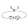 Personalized Engraved Name Bracelet with Birthstone