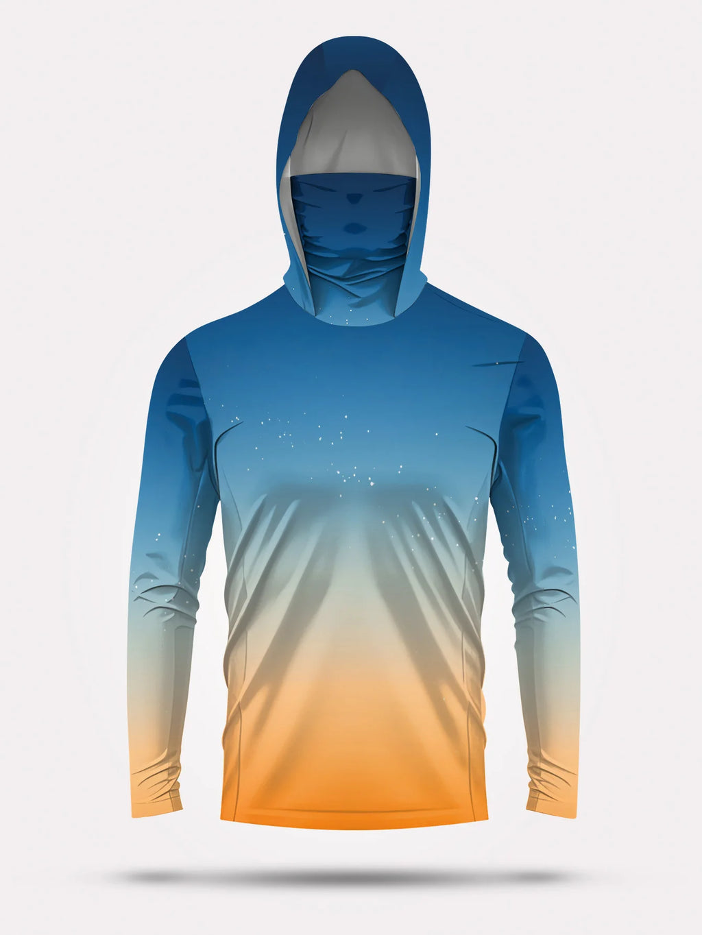 2026 Summer Best-selling Men's Long-Sleeved Shirt for Outdoor Leisure Sport Comfortable and Soft Simple Gradient Pattern Print