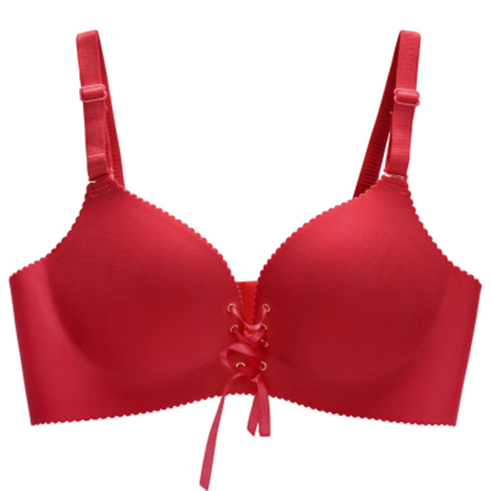 Seamless Push-Up Wireless Bra with Adjustable Straps