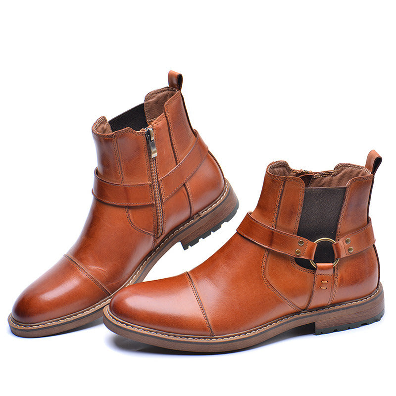 Arkbird Men's High Top Martin Tooling Boots