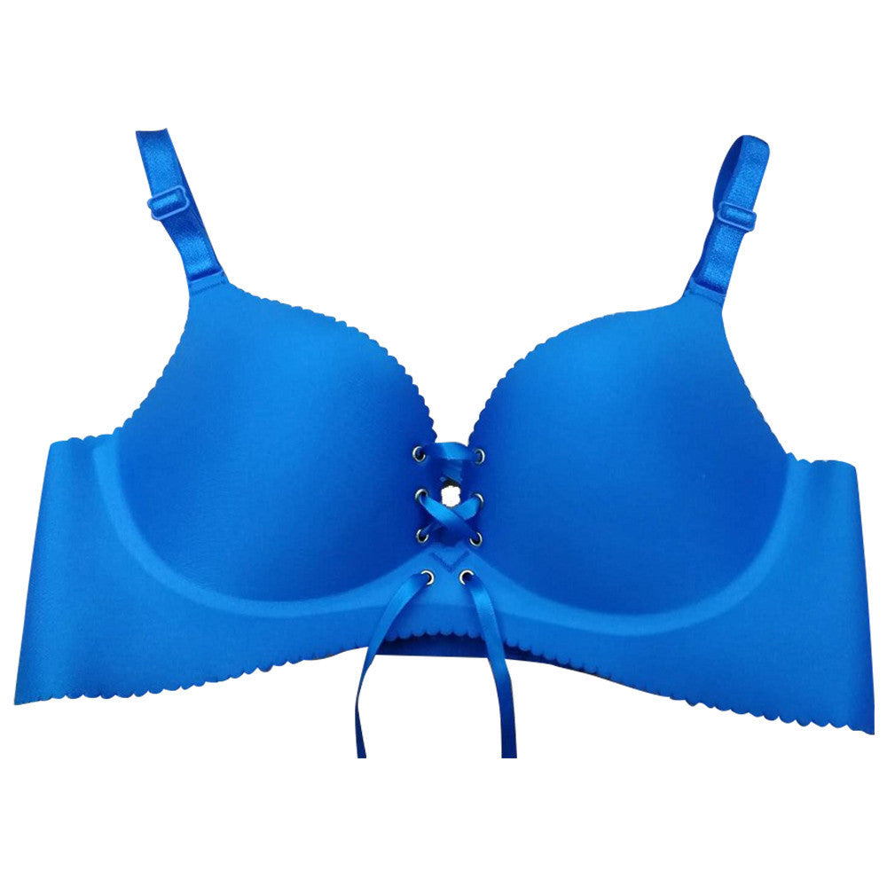 Seamless Push-Up Wireless Bra with Adjustable Straps