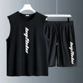 Men's Tank Top Sets 2026 Summer Quick drying crewneck Breathable running seaside oversize sports suits  jogging suit beach