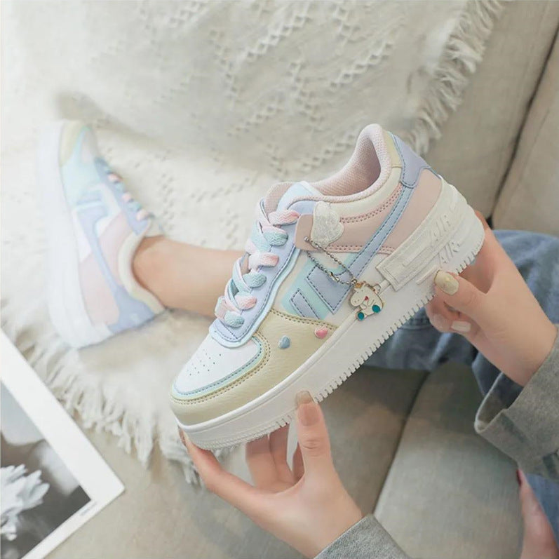 Air Force One Candy Color Casual Sneakers (Korean Style)