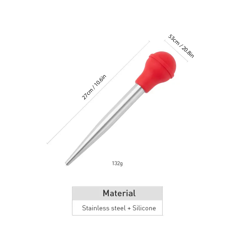 Stainless Steel Basting Pump with Ergonomic Handle