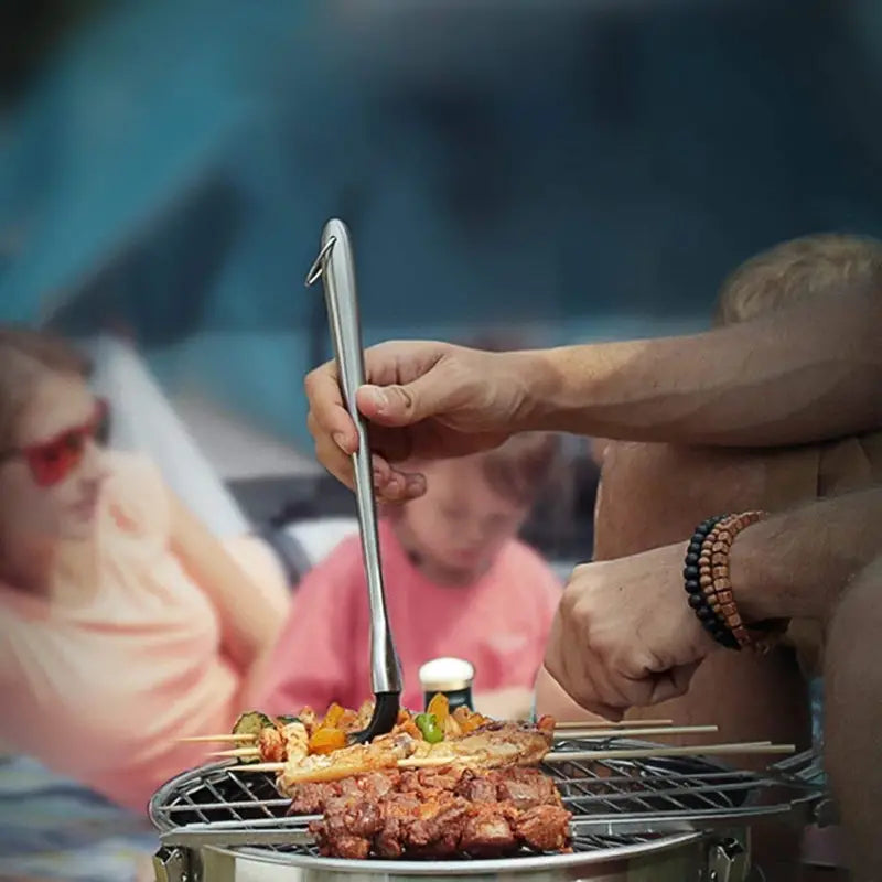 Silicone BBQ Brush with Stainless Steel Handle
