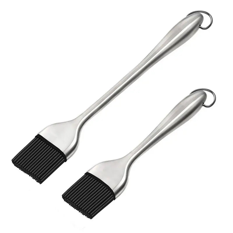 Silicone BBQ Brush with Stainless Steel Handle