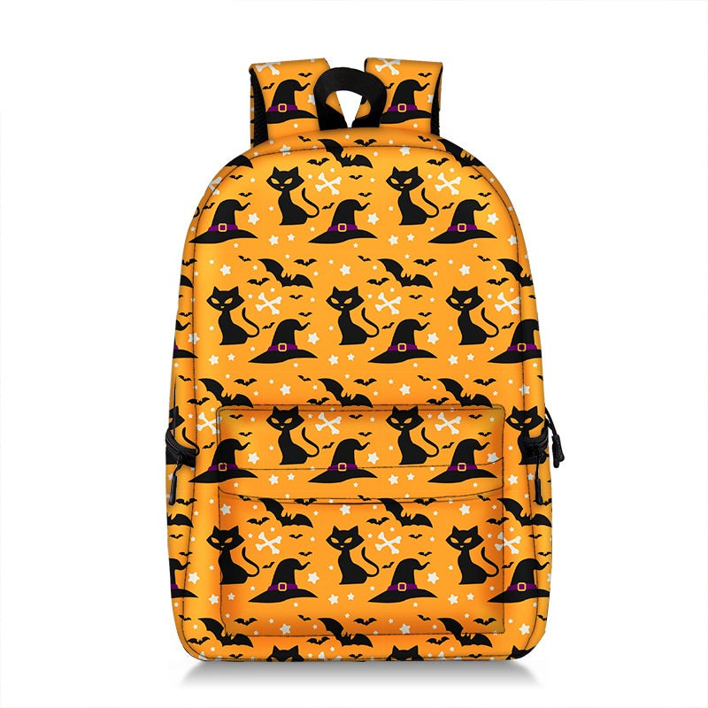 Cute Cat All-Print Creative Fashion Backpack