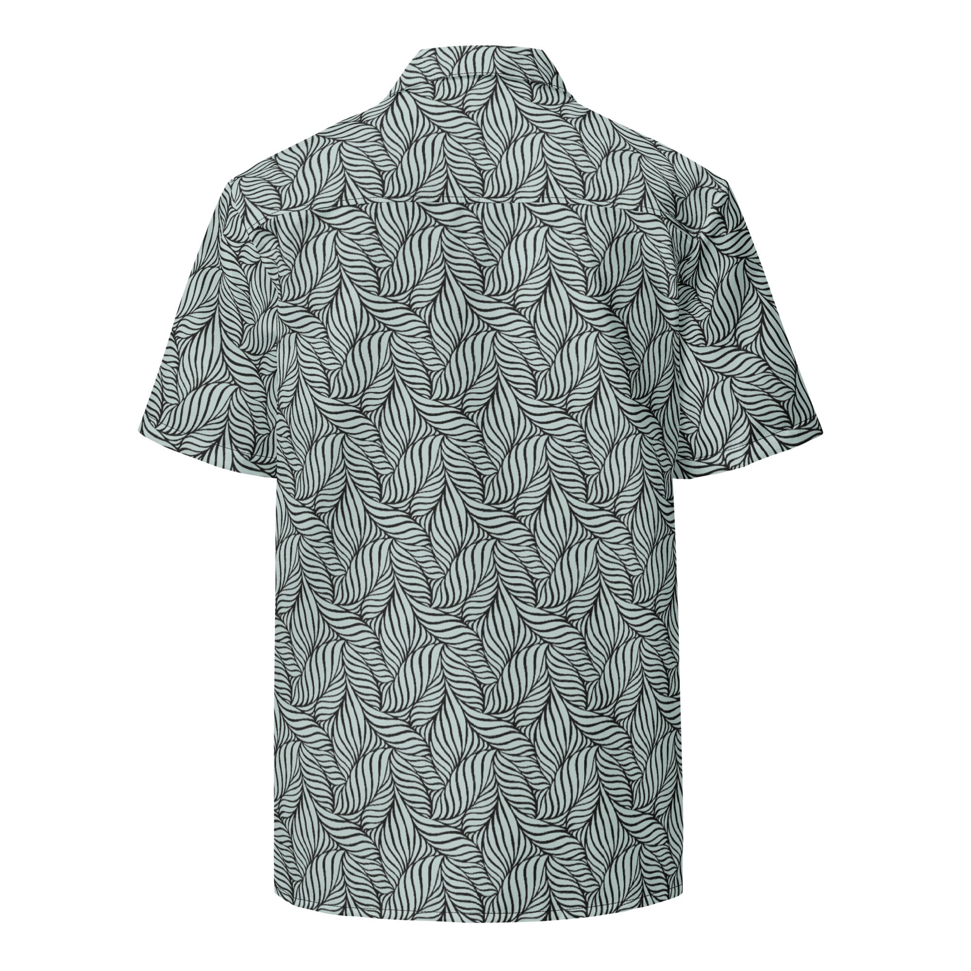 Grey Palm button shirt