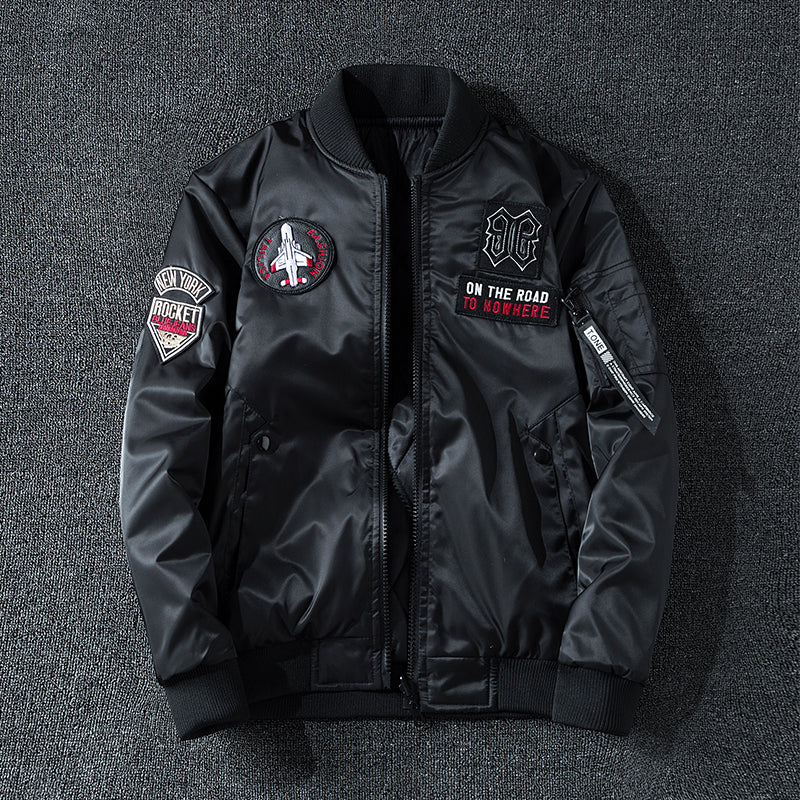 Men's Air Force MA1 Pilot Jacket - Trendy Double-Sided