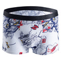 Men's Breathable Boxer Shorts with Fashion Print