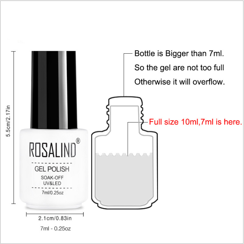 ROSALIND Gel Polish - 58 Colors Nail Gel Collection