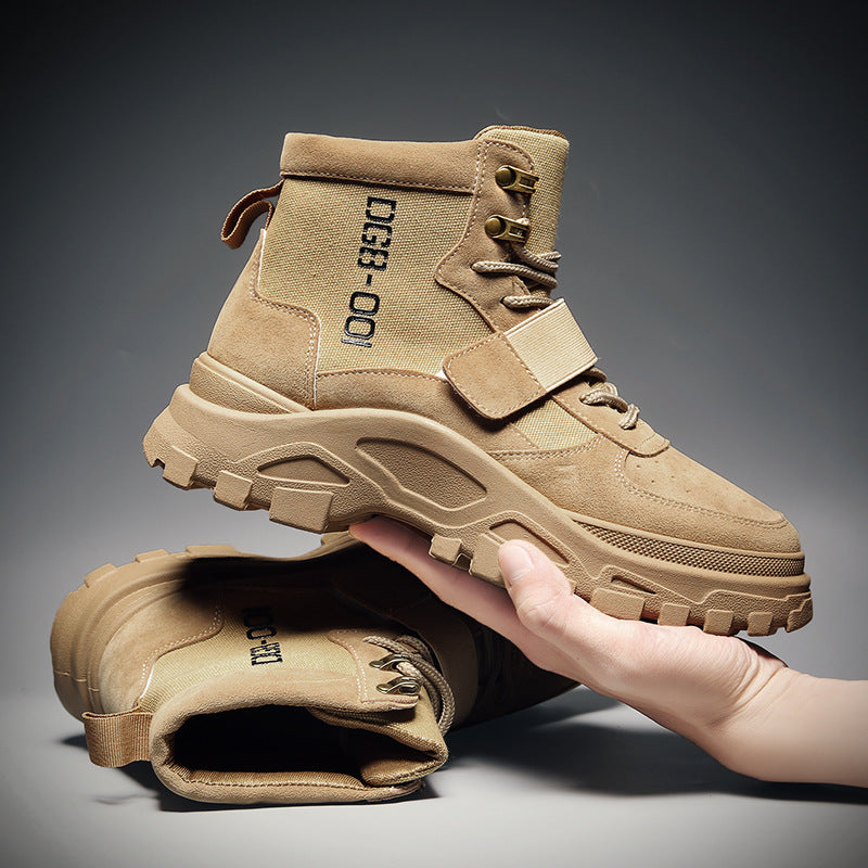 Men's High-Top Martin Tooling Boots for Couples