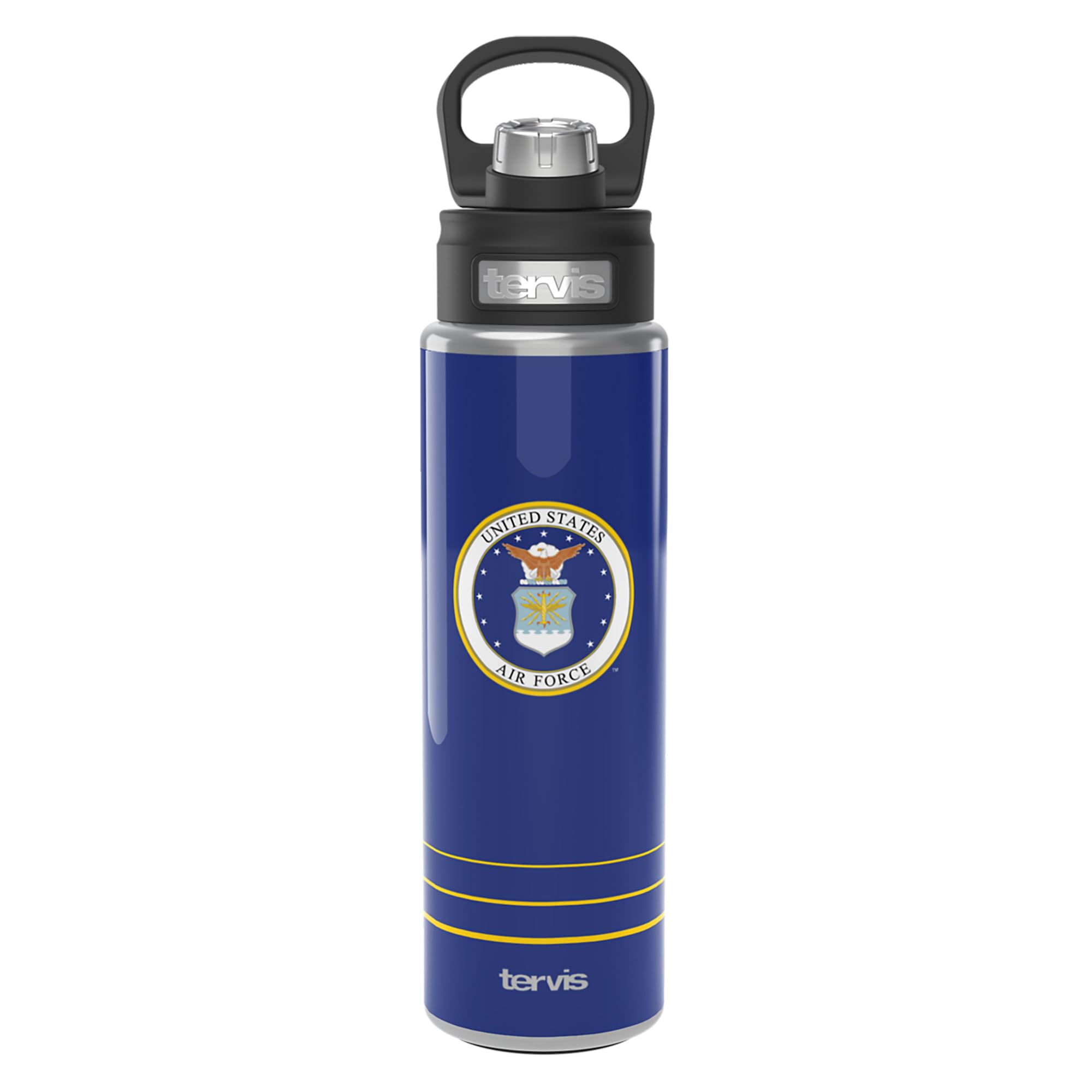Tervis Air Force Logo Seal Water 24oz Wide Mouth Bottle Stainless Steel
