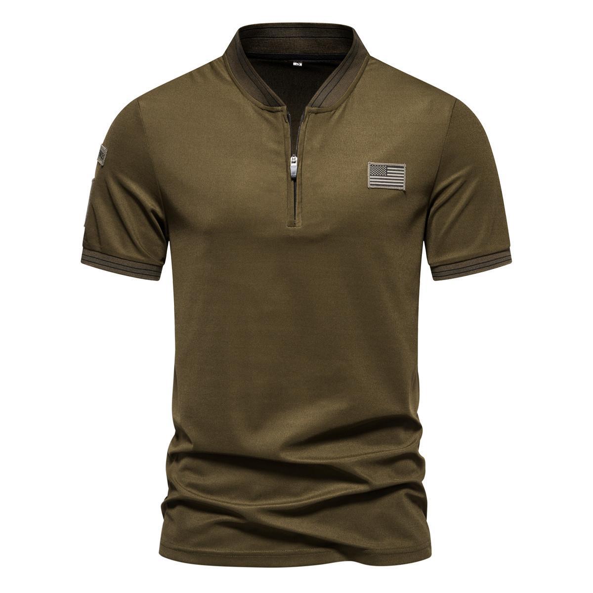 2023 Summer Men's T-Shirt with American Air Force Label