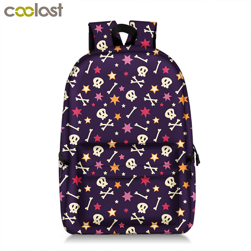 Cute Cat All-Print Creative Fashion Backpack