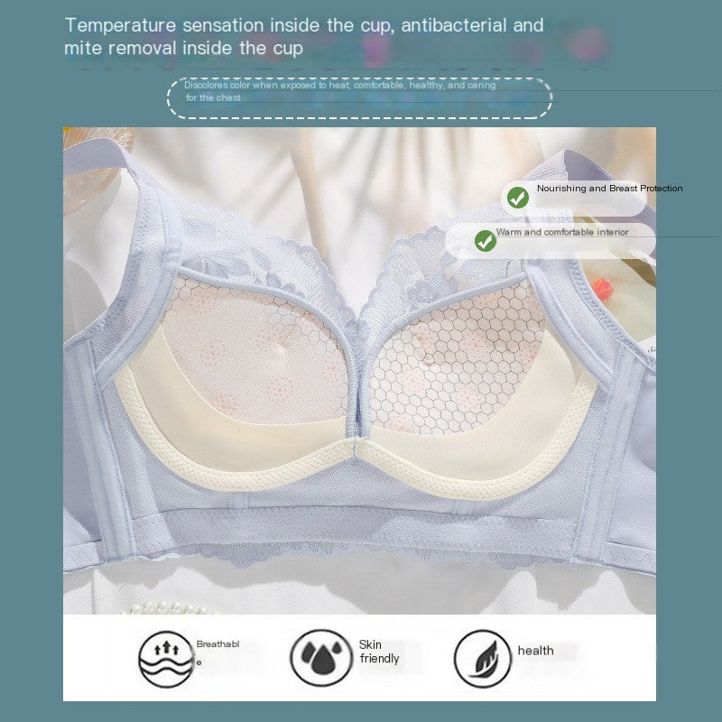 Lace Push-Up Bra for Small Bust with Support Features